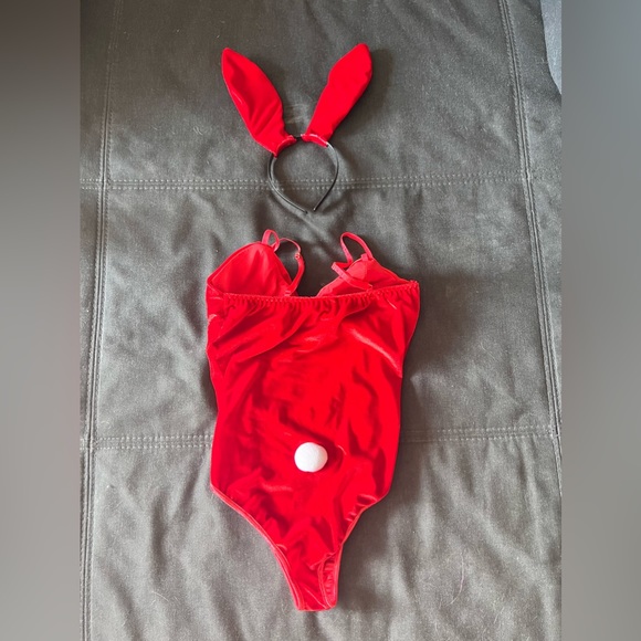 Velvet bunny body suit - Picture 2 of 3